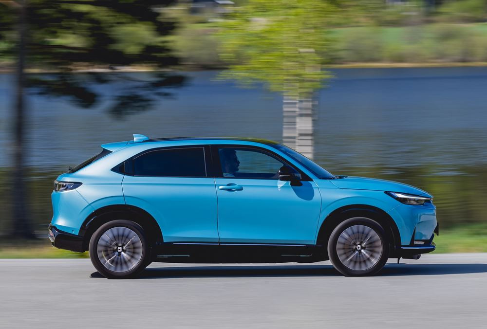 Le SUV compact électrique Honda e:Ny1 revendique une autonomie de 412 km