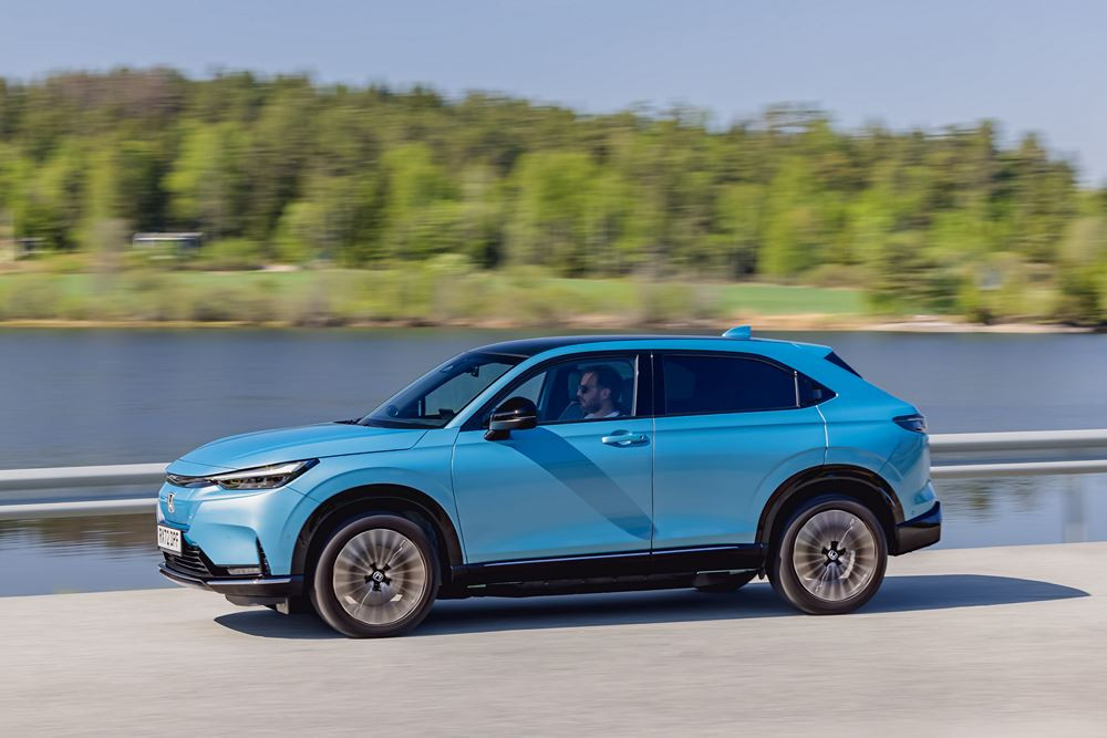 Le SUV compact électrique Honda e:Ny1 revendique une autonomie de 412 km