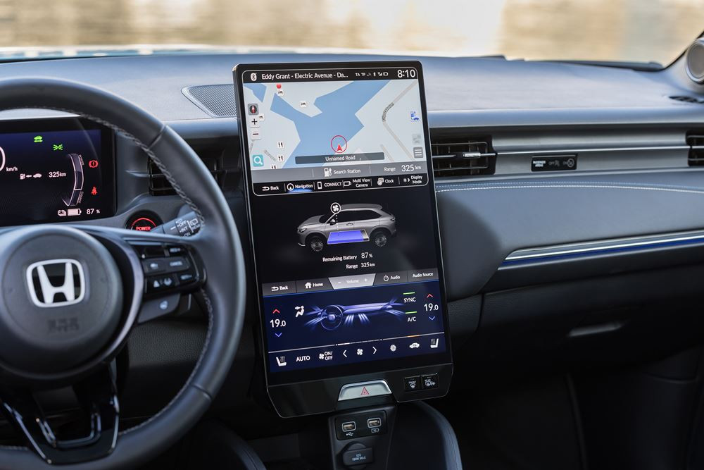 Le SUV compact électrique Honda e:Ny1 revendique une autonomie de 412 km