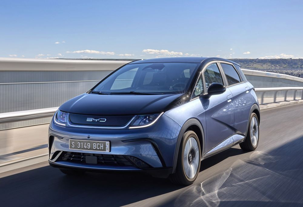 La berline électrique du segment C Dolphin repose sur la e-Platform 3.0 de Byd