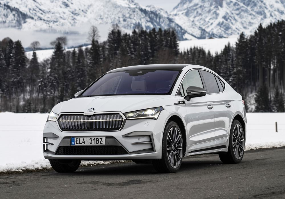 Le SUV Coupé électrique de taille intermédiaire Skoda Enyaq bénéficie d'améliorations techniques