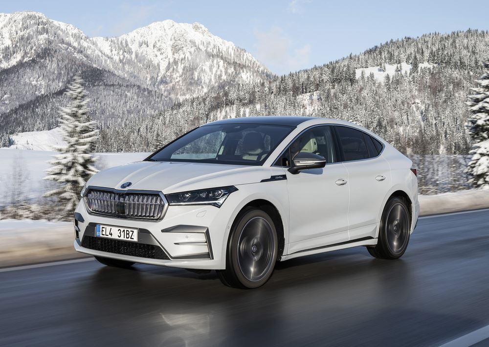 Le SUV Coupé électrique de taille intermédiaire Skoda Enyaq bénéficie d'améliorations techniques