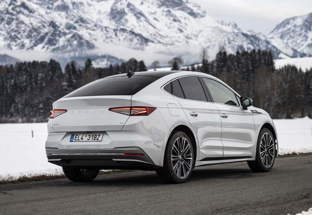 Le SUV Coupé électrique de taille intermédiaire Skoda Enyaq bénéficie d'améliorations techniques