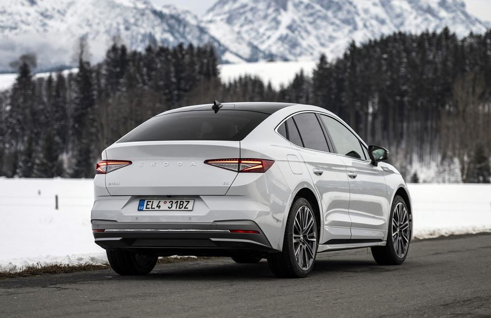 Le SUV Coupé électrique de taille intermédiaire Skoda Enyaq bénéficie d'améliorations techniques