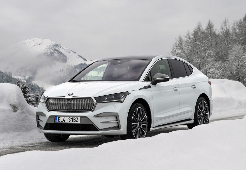 Le SUV Coupé électrique de taille intermédiaire Skoda Enyaq bénéficie d'améliorations techniques