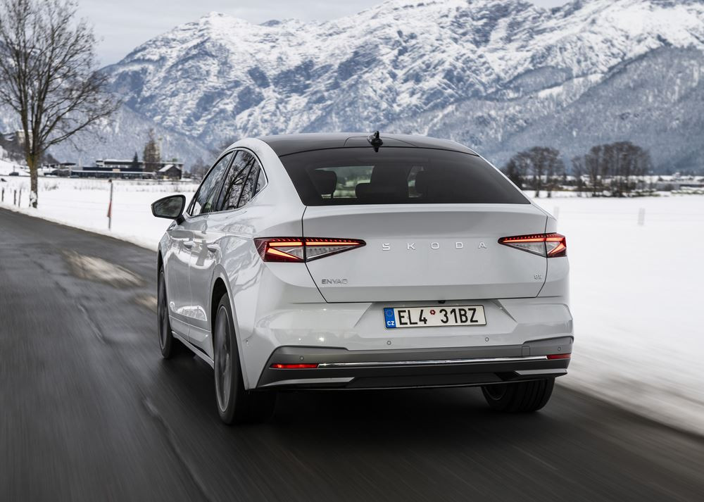 Le SUV Coupé électrique de taille intermédiaire Skoda Enyaq bénéficie d'améliorations techniques
