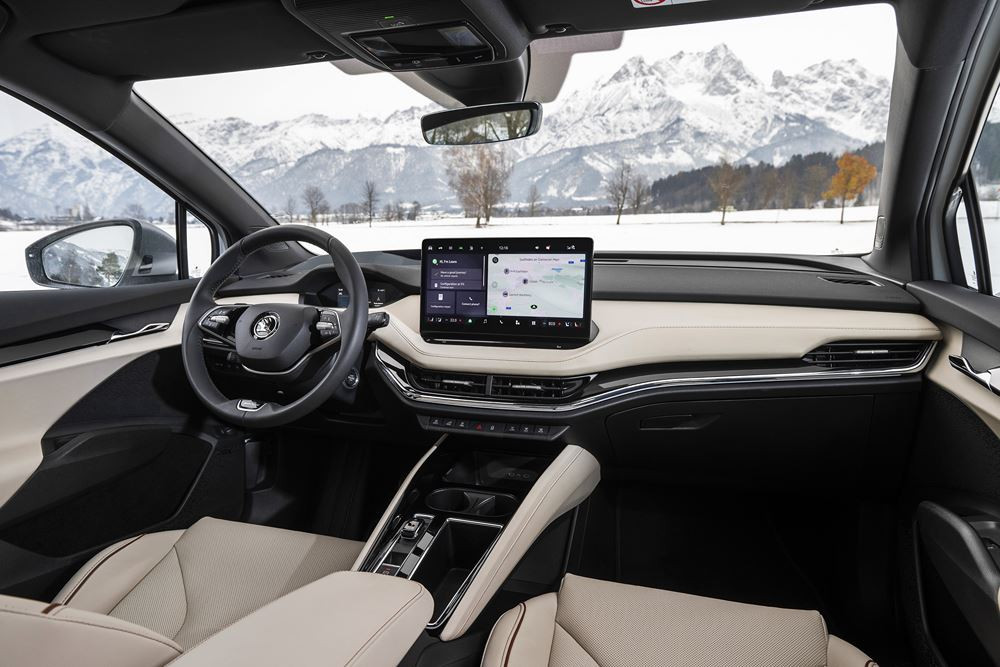 Le SUV Coupé électrique de taille intermédiaire Skoda Enyaq bénéficie d'améliorations techniques