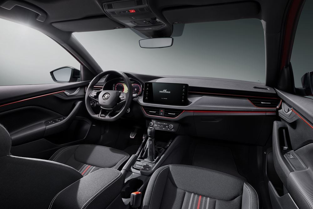 La berline compacte à hayon Skoda Scala mise à jour en approche