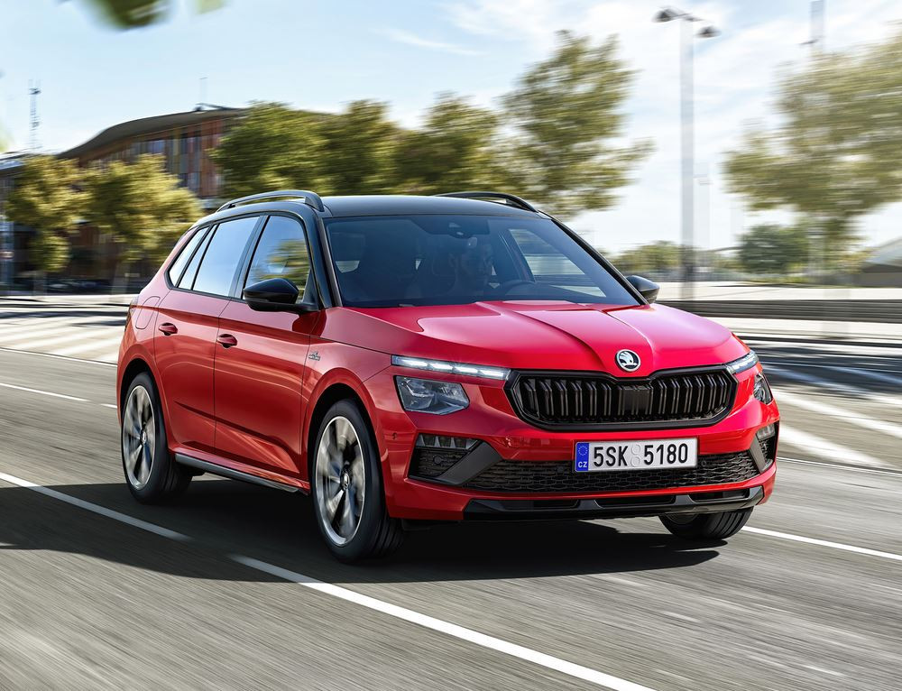 Le SUV urbain Skoda Kamiq mis à jour en approche