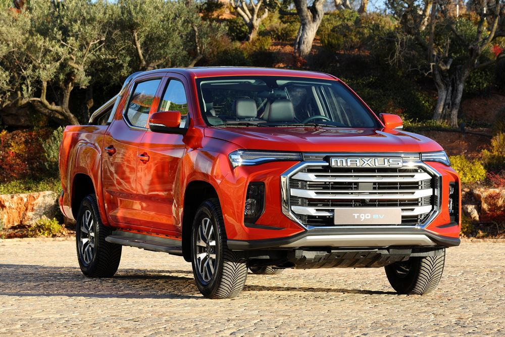 Le pick-up électrique T90-EV de Maxus assure une autonomie WLTP jusqu'à 330 km