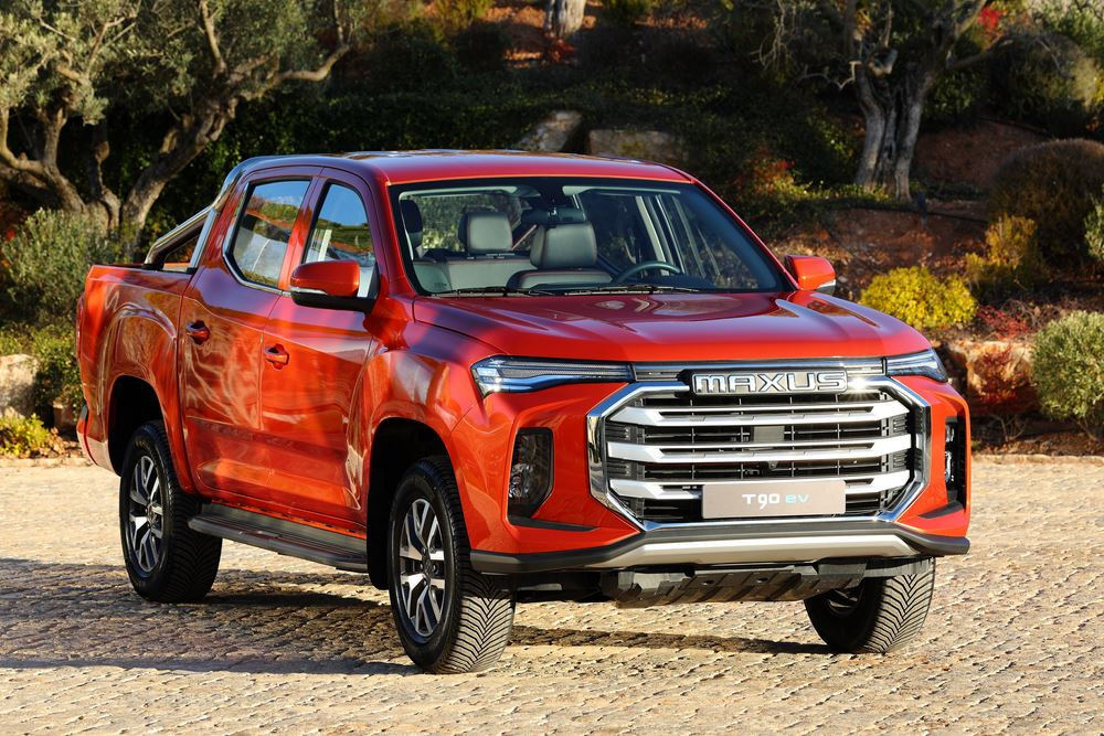 Le pick-up électrique T90-EV de Maxus assure une autonomie WLTP jusqu'à 330 km