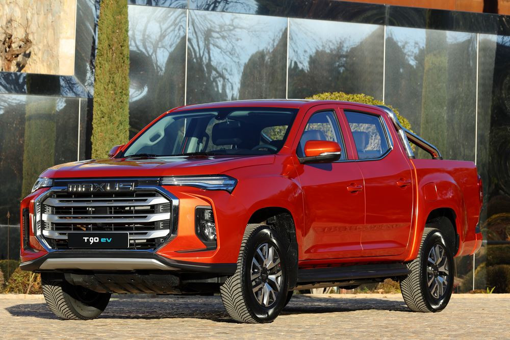 Le pick-up électrique T90-EV de Maxus assure une autonomie WLTP jusqu'à 330 km