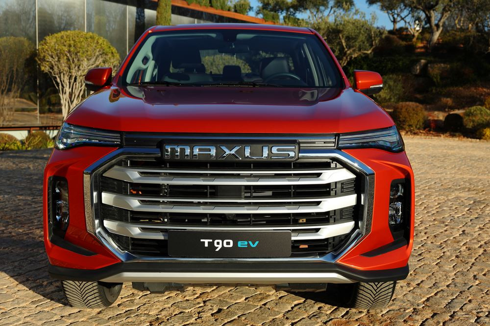 Le pick-up électrique T90-EV de Maxus assure une autonomie WLTP jusqu'à 330 km