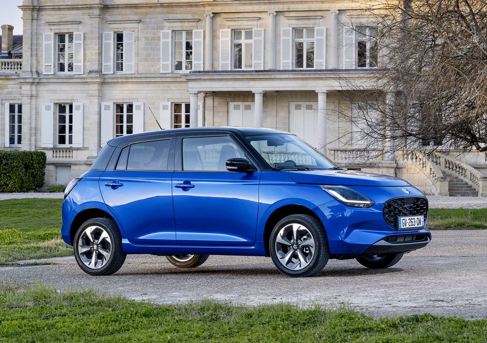 La quatrième génération de la citadine Suzuki Swift affiche un design expressif