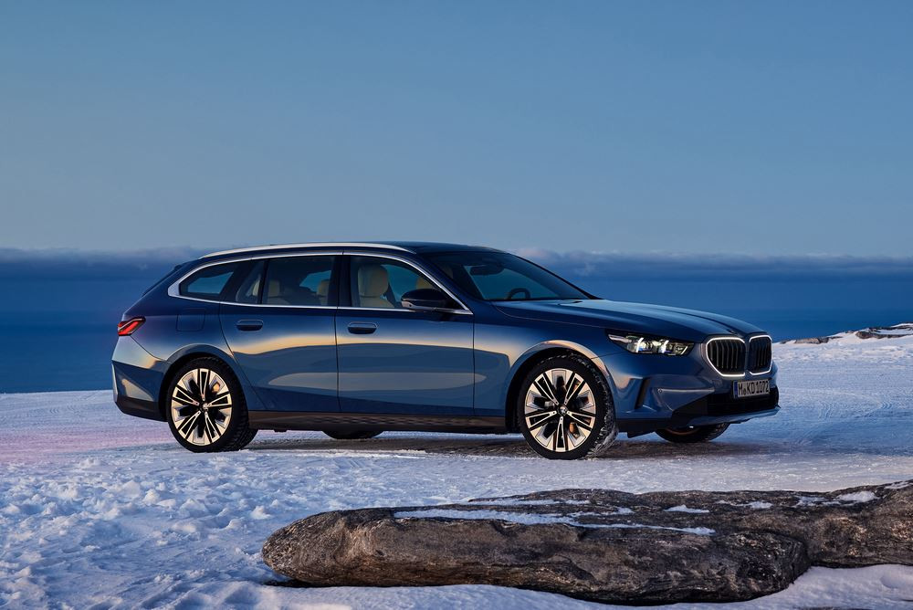 La sixième génération de la BMW Série 5 Touring affiche des proportions étirées