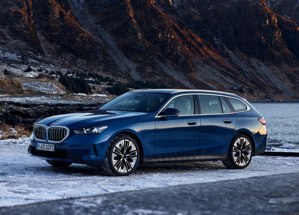 La sixième génération de la BMW Série 5 Touring affiche des proportions étirées