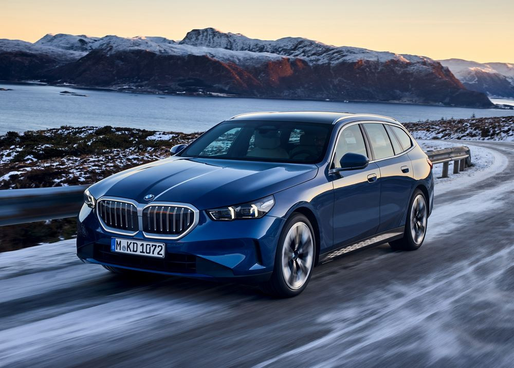 La sixième génération de la BMW Série 5 Touring affiche des proportions étirées
