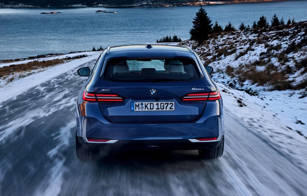 La sixième génération de la BMW Série 5 Touring affiche des proportions étirées