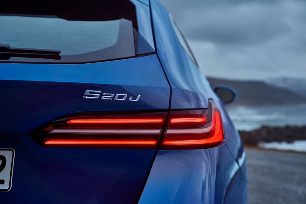 La sixième génération de la BMW Série 5 Touring affiche des proportions étirées