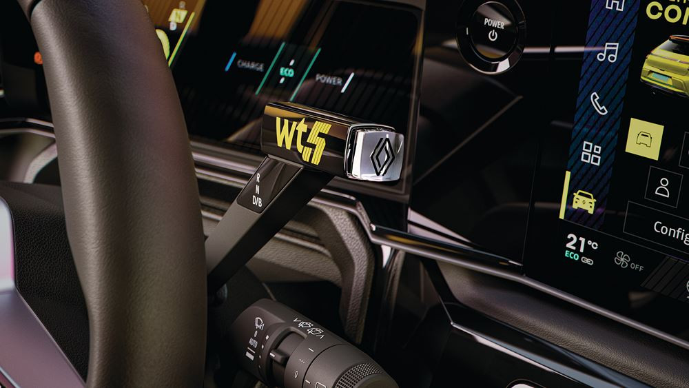 La citadine électrique Renault 5 E-Tech electric en approche