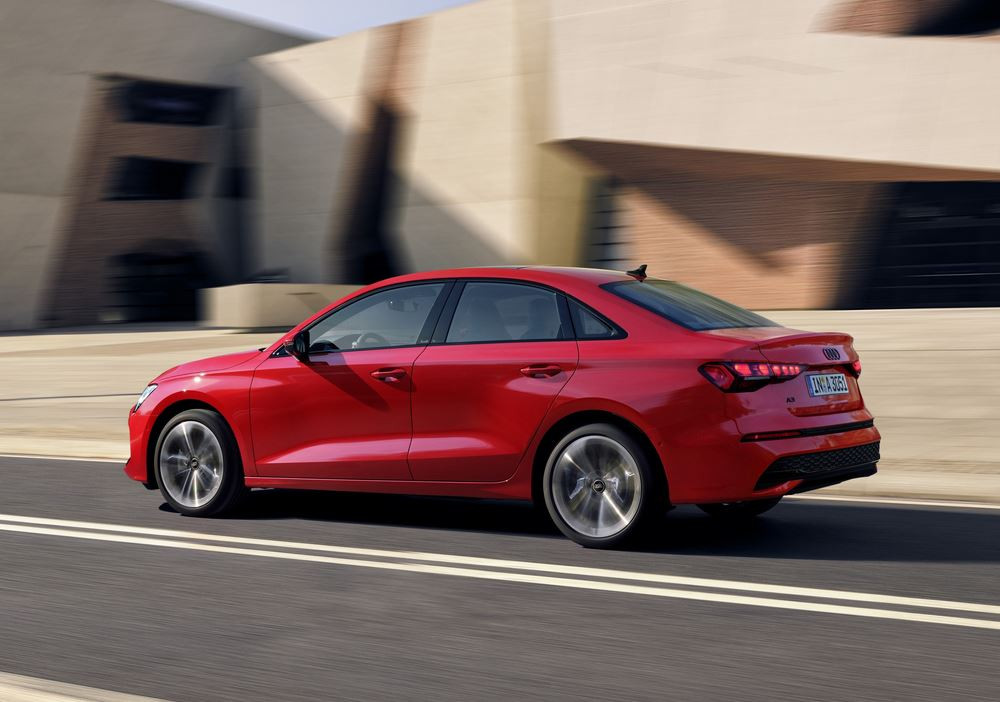 L'Audi A3 Berline à coffre séparé mise à jour affiche un design plus affûté