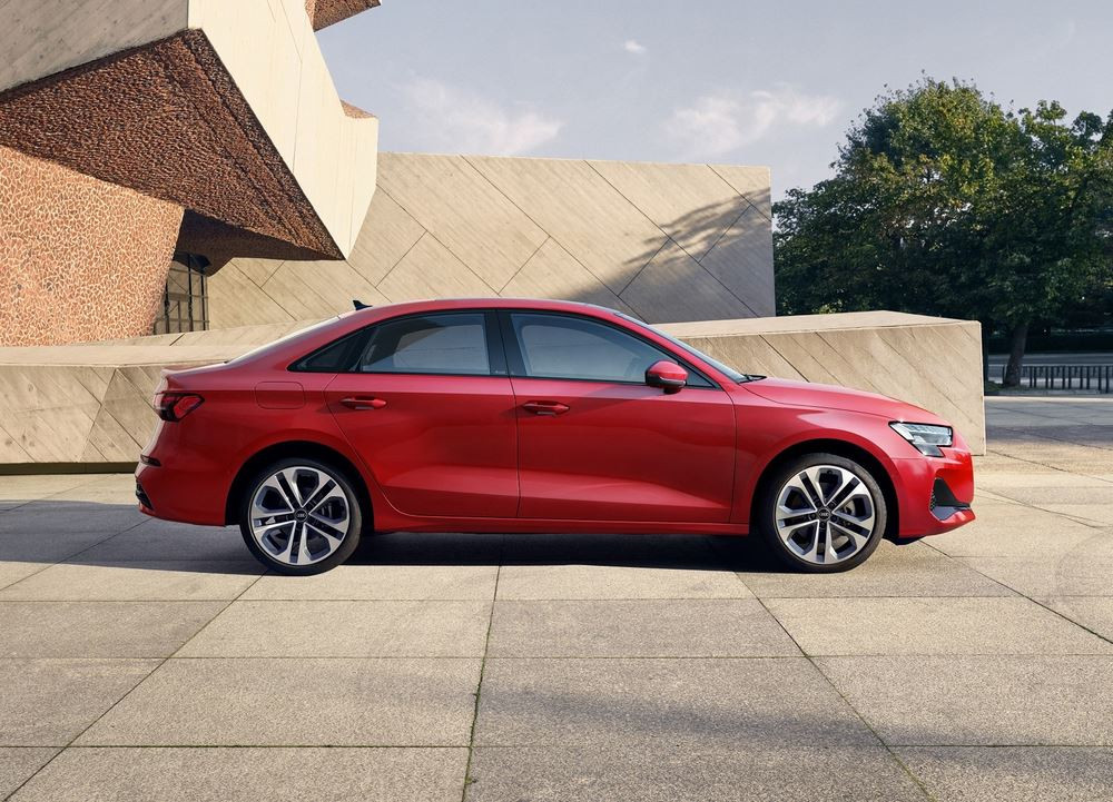 L'Audi A3 Berline à coffre séparé mise à jour affiche un design plus affûté