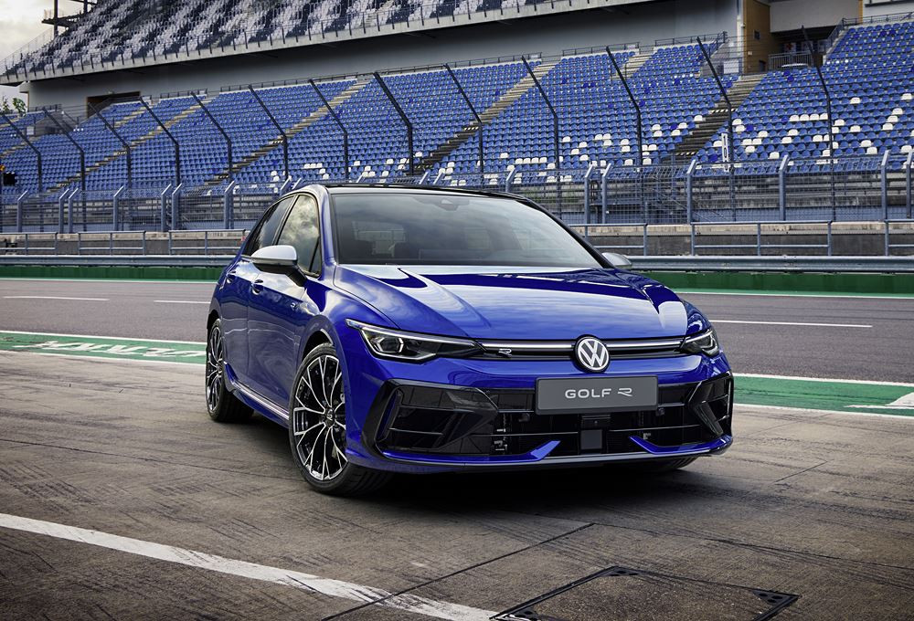 La berline haute performances Volkswagen Golf R revendique une dynamique de conduite optimisée