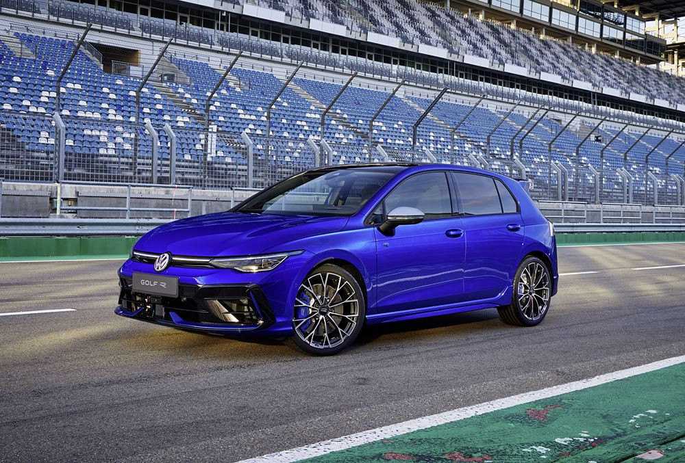 La berline haute performances Volkswagen Golf R revendique une dynamique de conduite optimisée