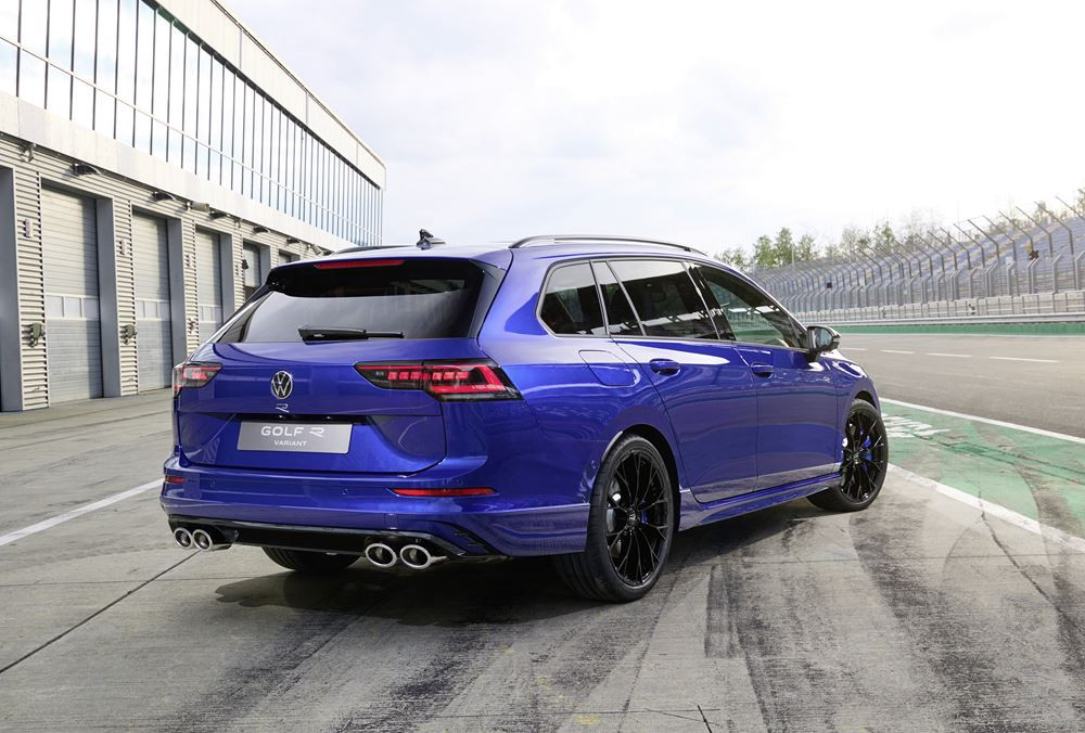 Le break hautes performances Volkswagen Golf SW R revendique une dynamique de conduite optimisée