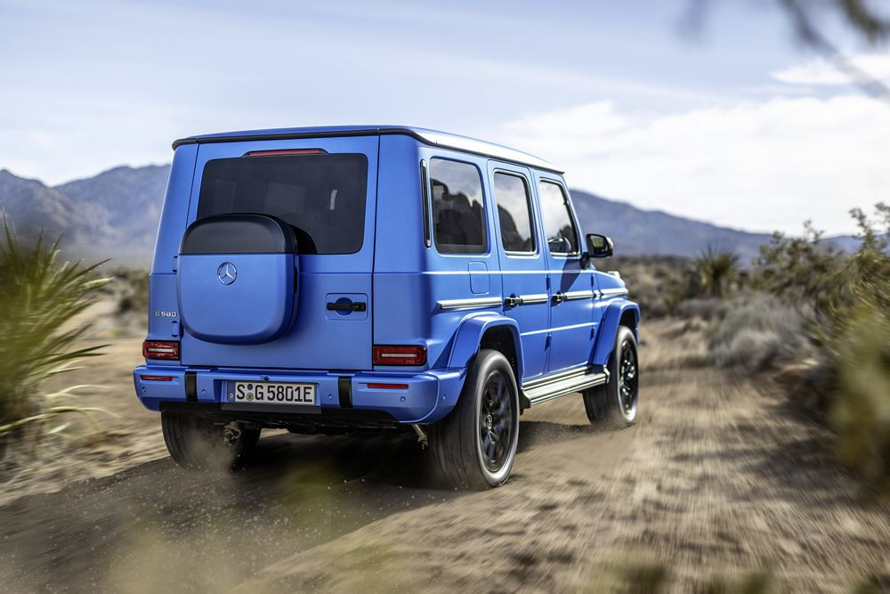 La Mercedes-Benz Classe G 580 électrique affiche une autonomie WLTP de 473 kilomètres