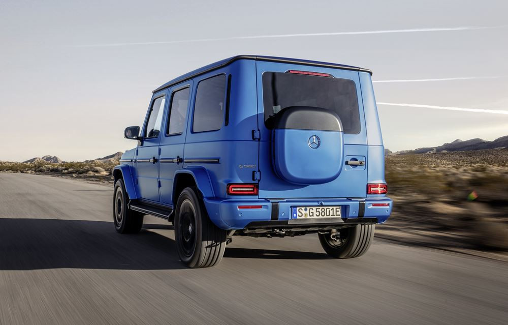 La Mercedes-Benz Classe G 580 électrique affiche une autonomie WLTP de 473 kilomètres