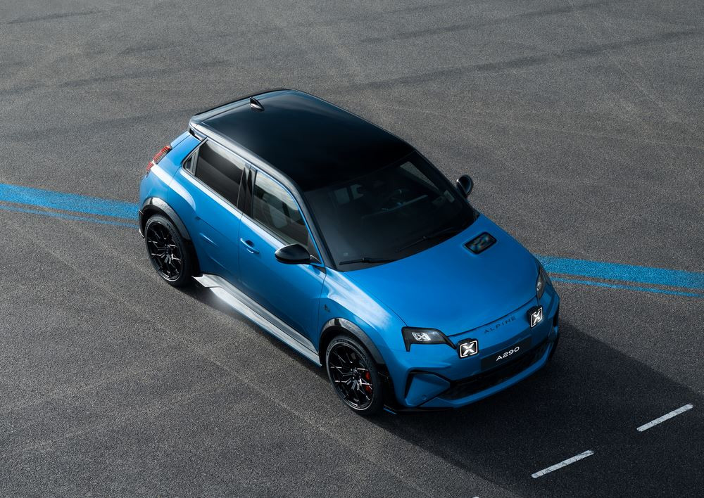 La petite sportive électrique Alpine A290 entre en piste