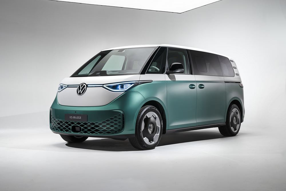 Le Volkswagen ID. Buzz à empattement allongé est capable d'accueillir jusqu'à sept passagers