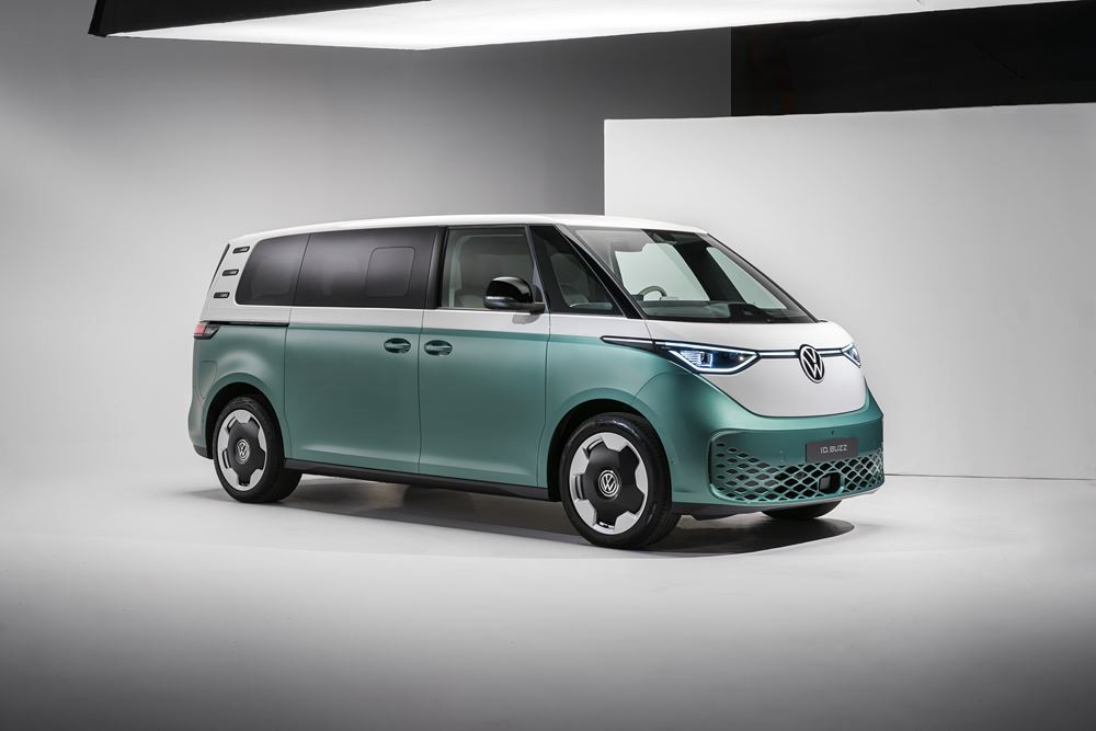 Le Volkswagen ID. Buzz à empattement allongé est capable d'accueillir jusqu'à sept passagers