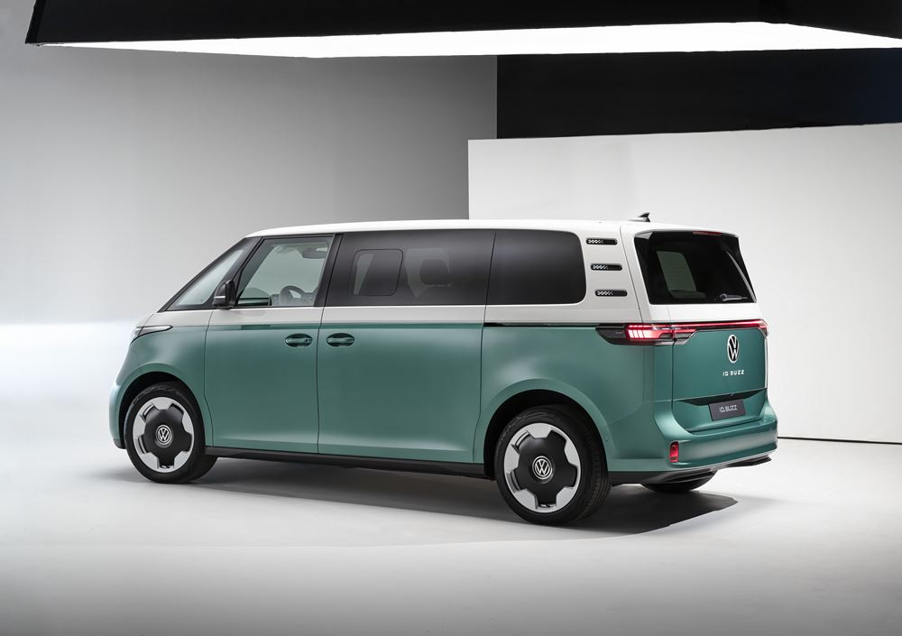 Le Volkswagen ID. Buzz à empattement allongé est capable d'accueillir jusqu'à sept passagers