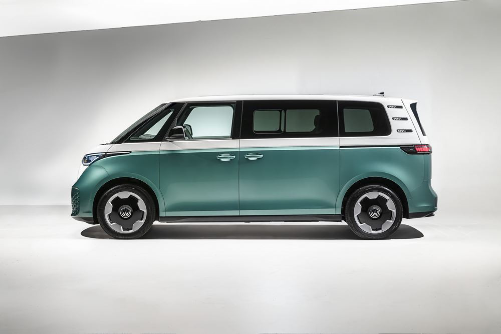 Le Volkswagen ID. Buzz à empattement allongé est capable d'accueillir jusqu'à sept passagers