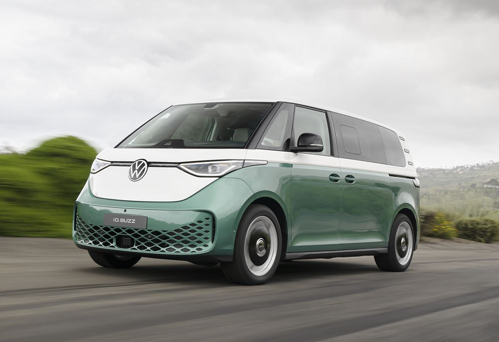 Le Volkswagen ID. Buzz à empattement allongé est capable d'accueillir jusqu'à sept passagers