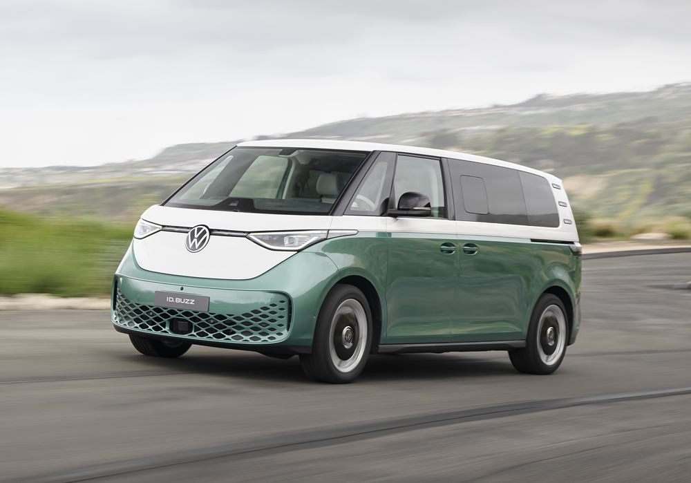 Le Volkswagen ID. Buzz à empattement allongé est capable d'accueillir jusqu'à sept passagers