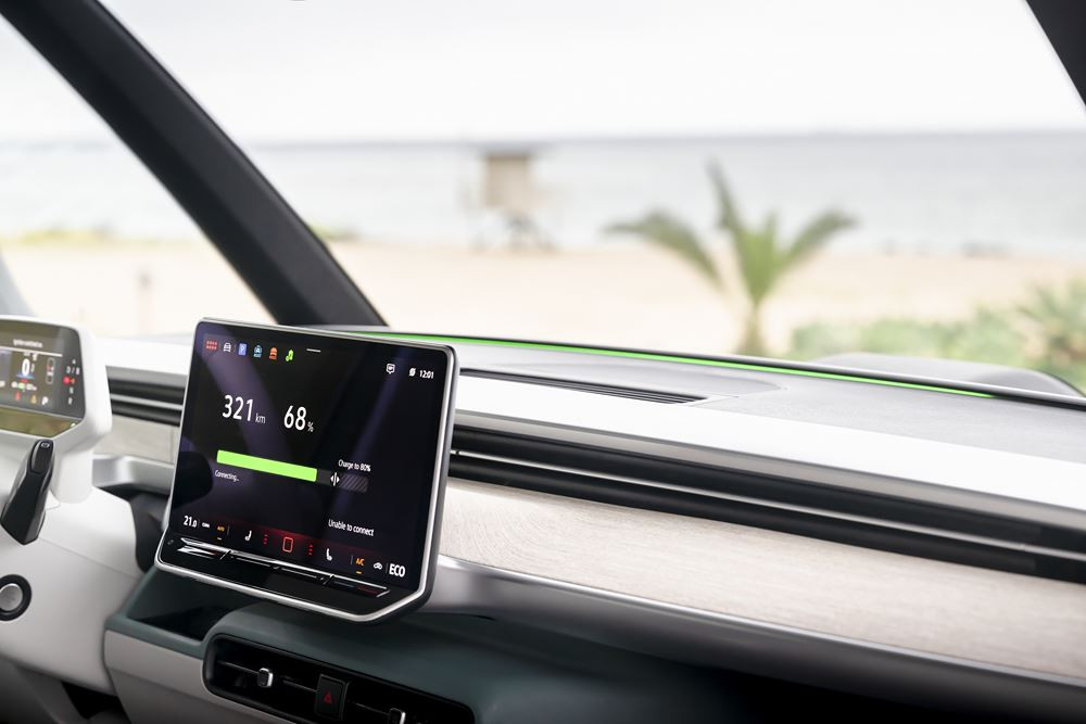 Le Volkswagen ID. Buzz à empattement allongé est capable d'accueillir jusqu'à sept passagers