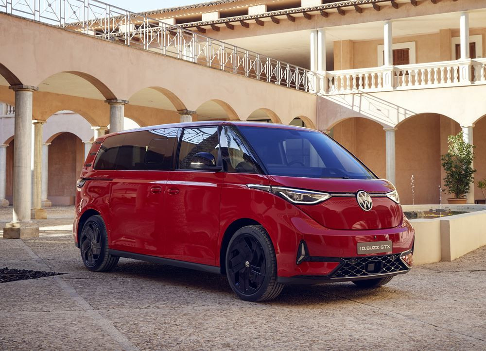 Le combi Volkswagen ID. Buzz GTX développe une puissance de 340 ch