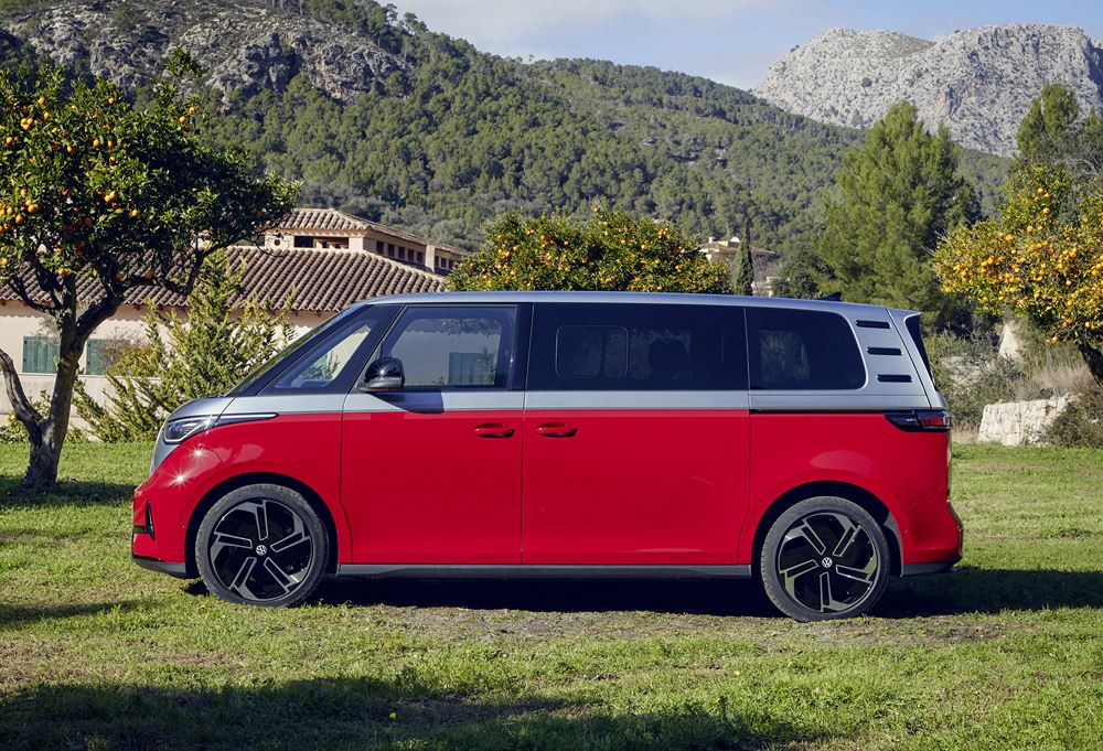 Le combi Volkswagen ID. Buzz GTX développe une puissance de 340 ch