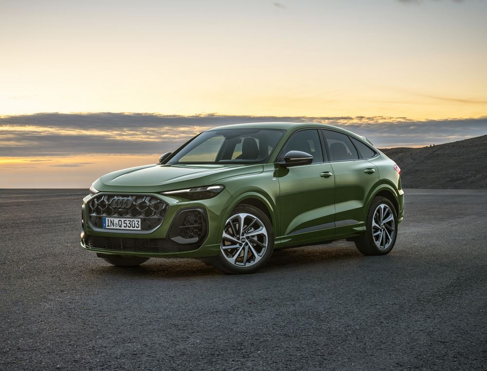 L'Audi Q5 Sportback de deuxième génération affiche un arrière profilé caractéristique
