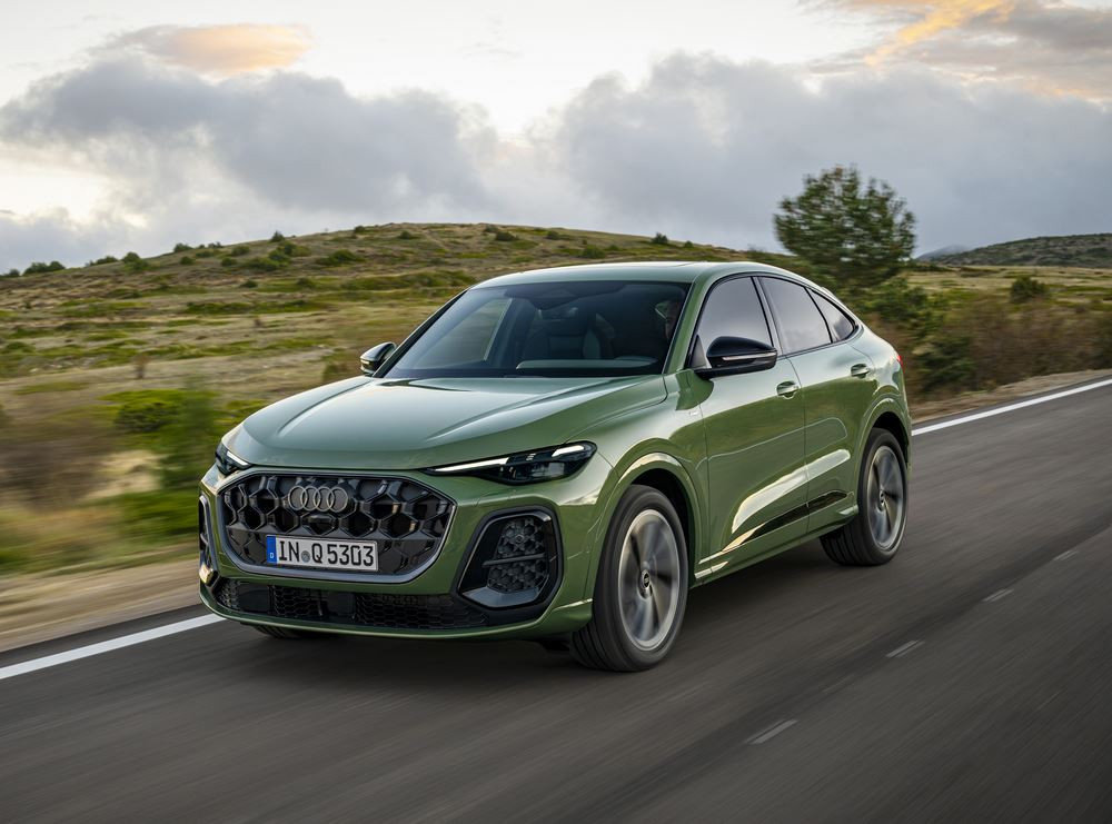 L'Audi Q5 Sportback de deuxième génération affiche un arrière profilé caractéristique