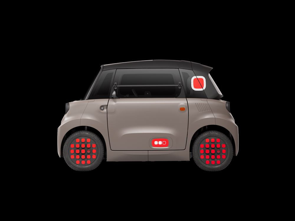 La Citroën Ami électrique restylée affiche un style plus structuré