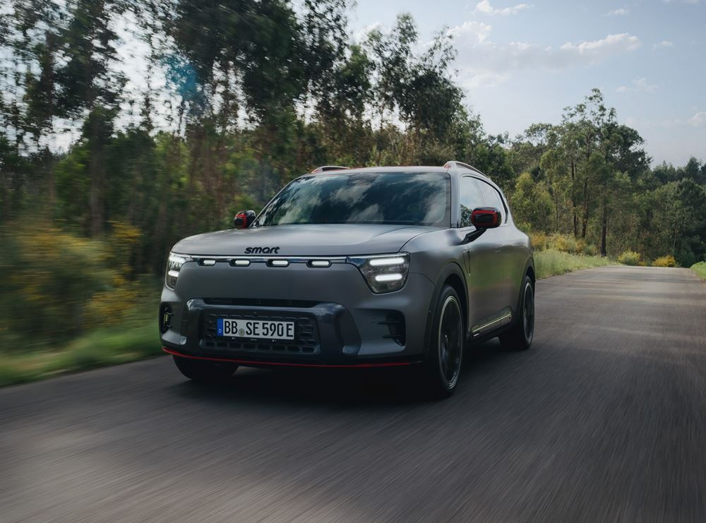 Le SUV électrique du segment C smart #5 combine un design non conventionnel et une plateforme de 800 volts