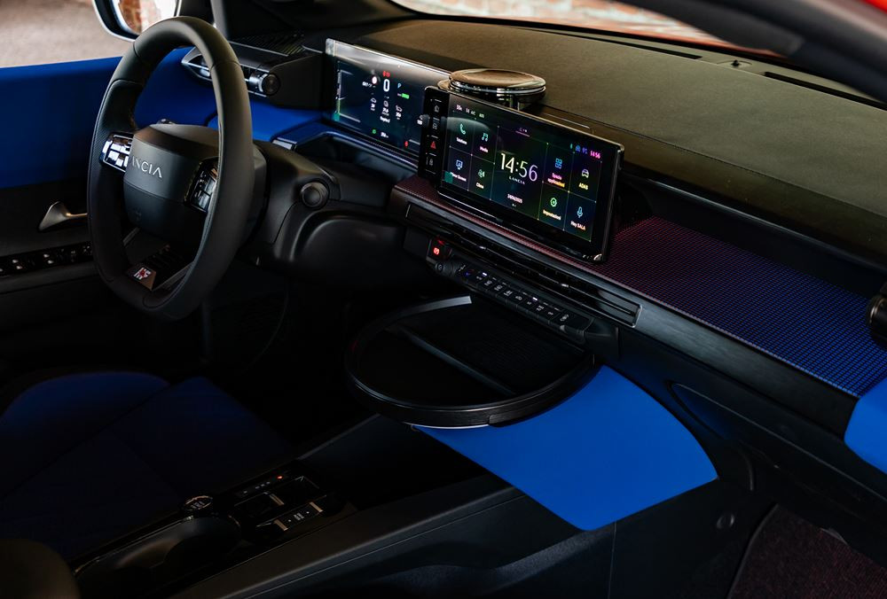 La Lancia Ypsilon HF électrique développe une puissance de 280 chevaux et un couple de 345 Nm