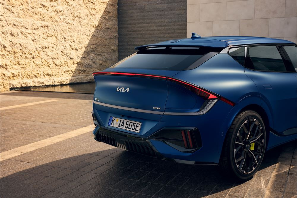 Le Kia EV6 GT délivre une puissance jusqu'à 650 ch en mode Launch Control