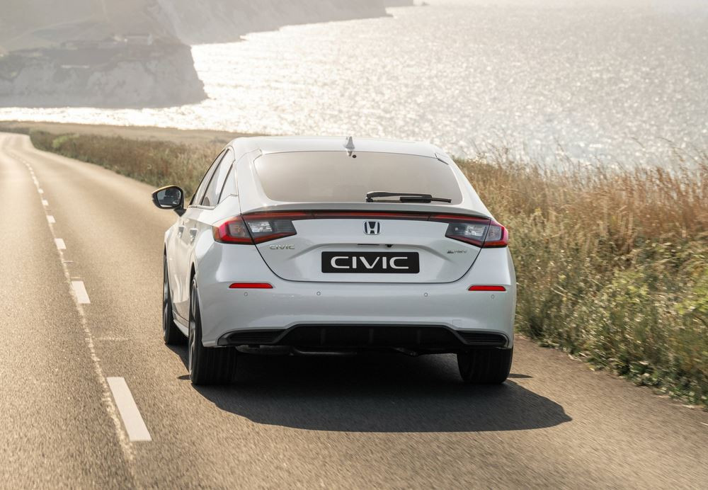 La Honda Civic hybride modernisée bénéficie d'un design extérieur légèrement revisité