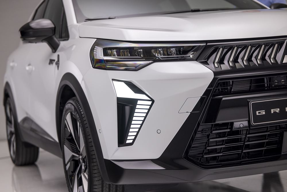 Le SUV compact Grandis affiche l'ADN stylistique de la marque Mitsubishi