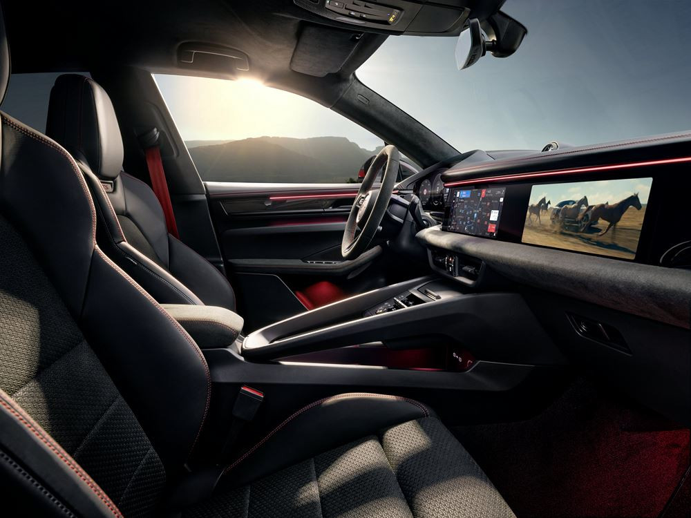 Le Porsche Macan GTS électrique embarque un moteur haute performance pouvant atteindre 571 ch